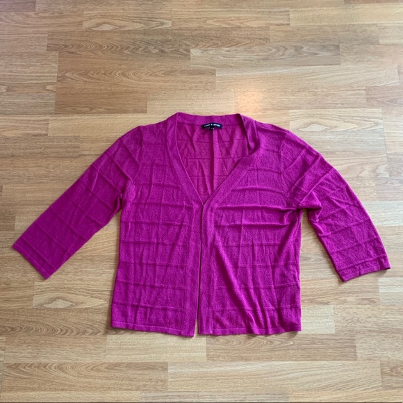 fuschia cardigans